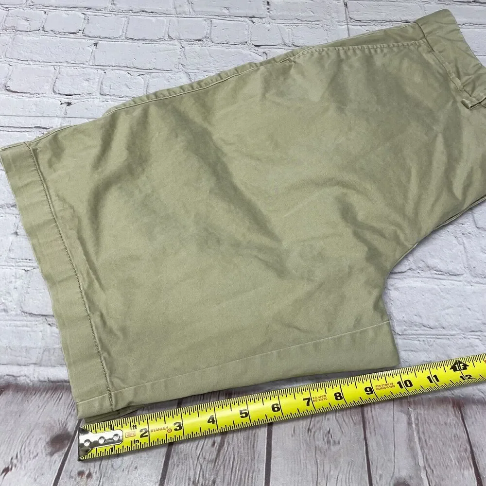 Tommy Bahama Men Flat Front Chino Shorts Size 36 Cotton Blend Beige M251 -3